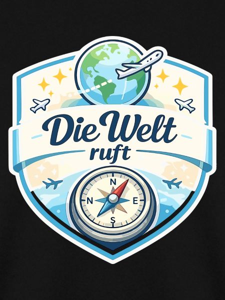 Die Welt ruft Reisepatch