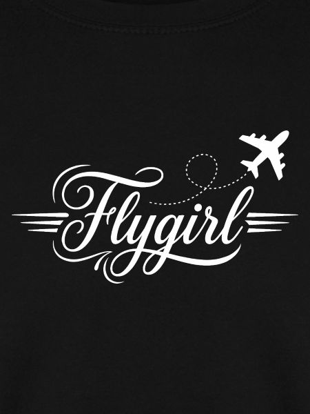 Flygirl Script mit Flugzeug-Schnörkel