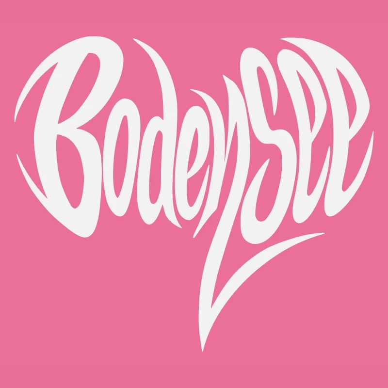 Bodensee Fließendes Lettering