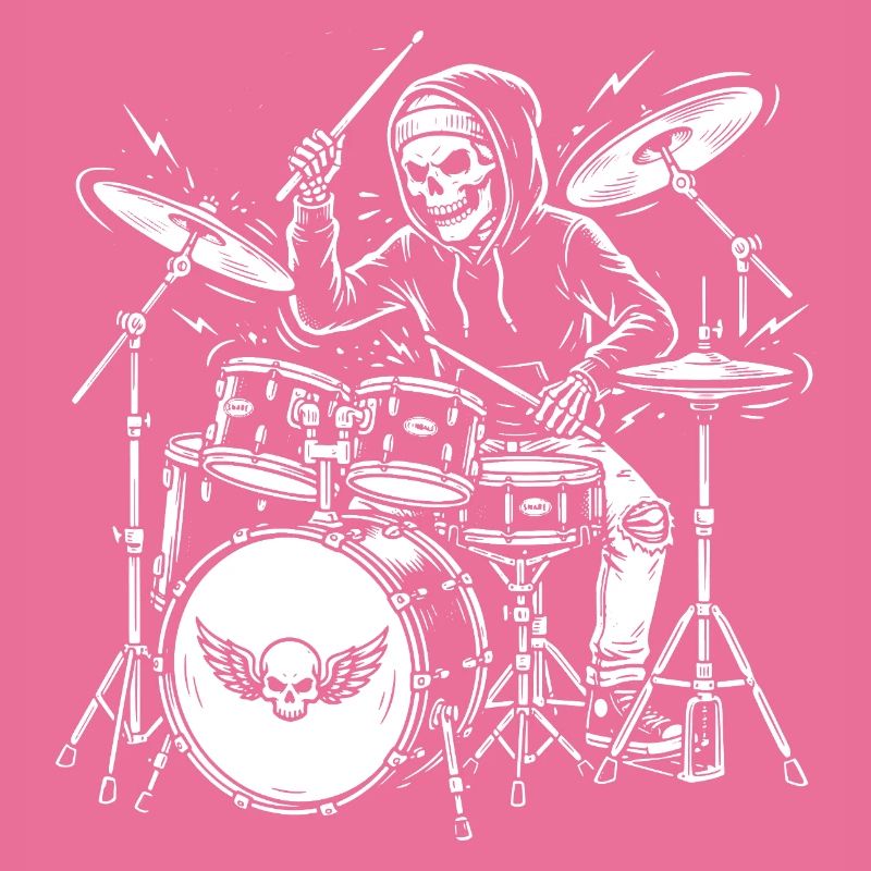 Grim Drummer Skeleton