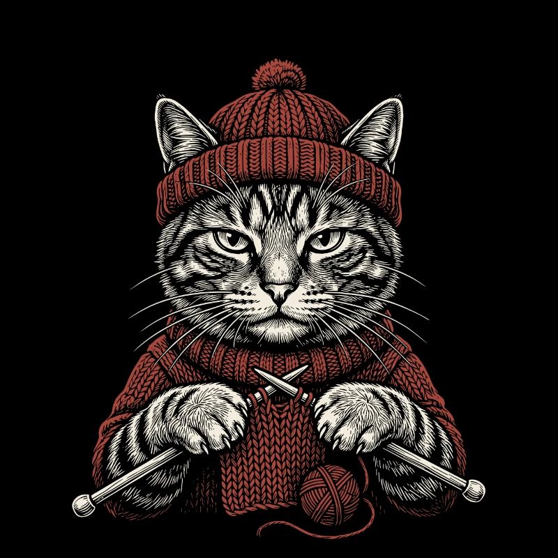 Strickkatze