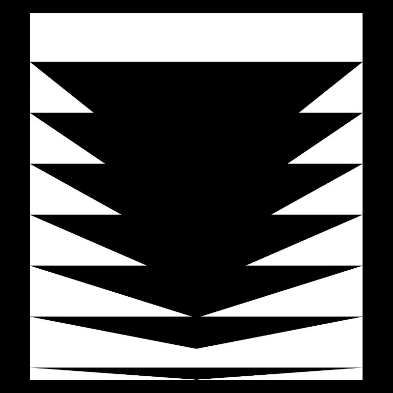black triangles pattern