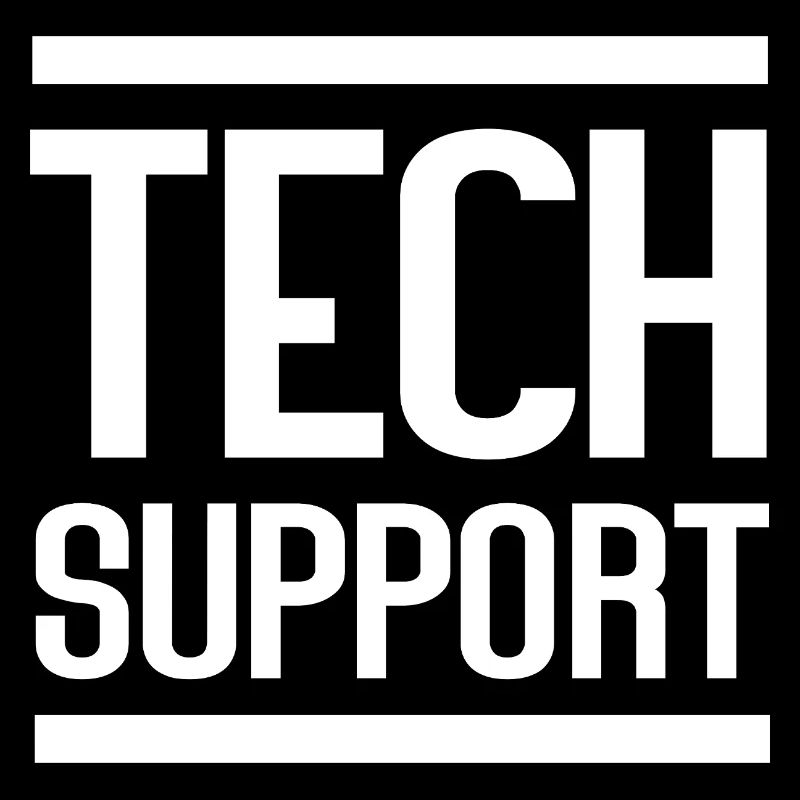 Tech Support Bold Logo Tee