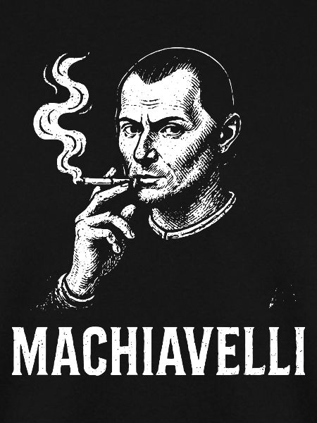 Machiavelli-Renaissance-Stratege Rauchporträt