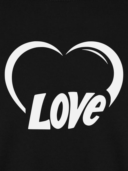 Herz Love Schriftzug