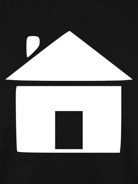 Haus minimal Bauherr Geschenk 