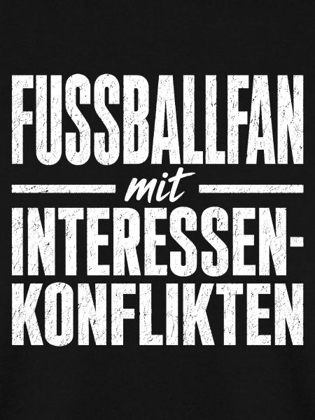 Fussballfan mit Interessenkonflikten