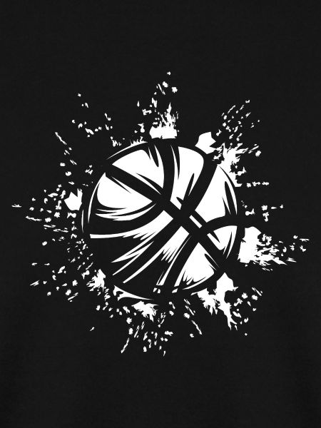 Basketball Explosion als Illustration