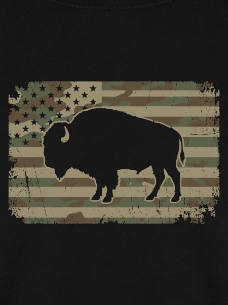 Tarnung amerikanischer Büffel-Silhouette