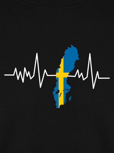 Schweden Herzschlag Flagge