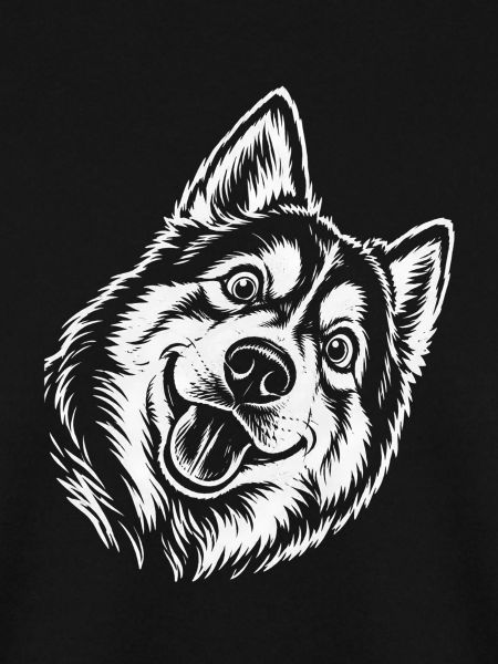 Husky Kopfzeichnung