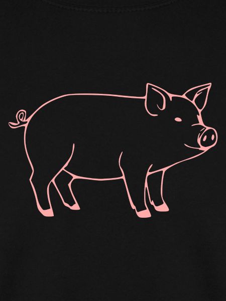 Schwein rosa Metzger Fleischer Geschenk