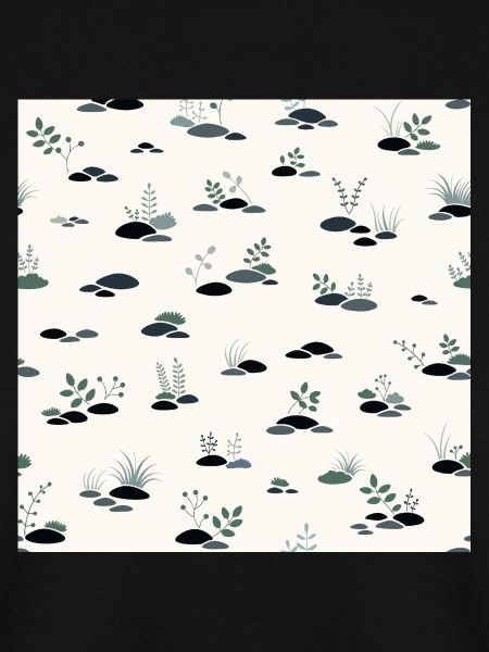Japanisches Muster, inspiriert vom Iwagumi-Aquascaping