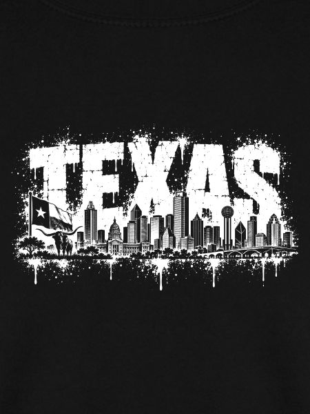 Texas Skyline Silhouette