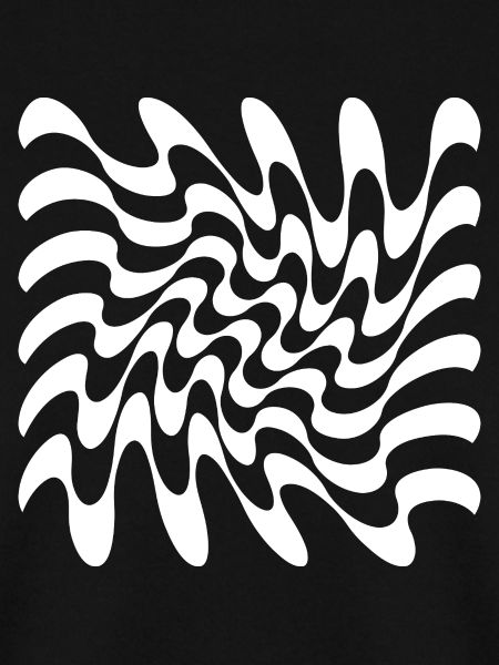 Hypnotischer monochromer Wirbel