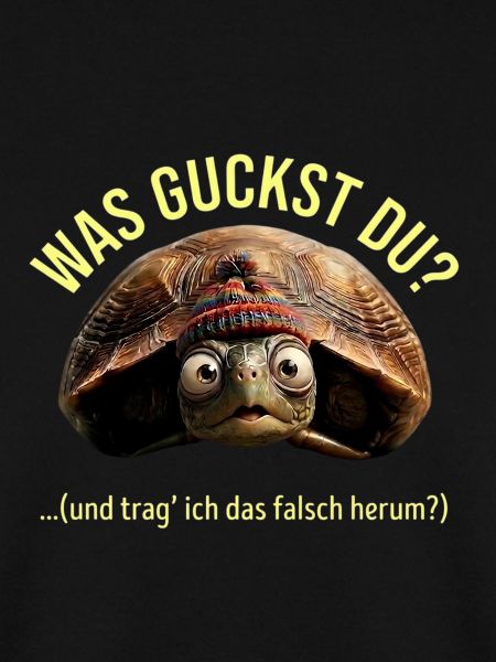lustige Schildkröte, Was guckst Du? 