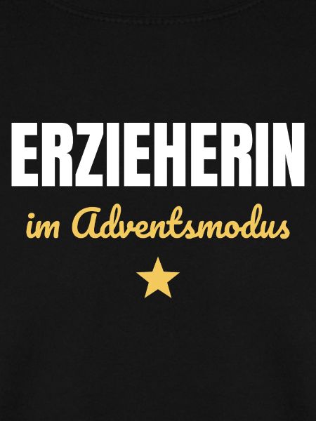 Erzieherin im Adventsmodus