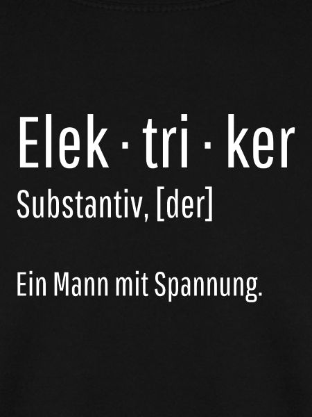Elektriker Substantiv Definition Geschenk