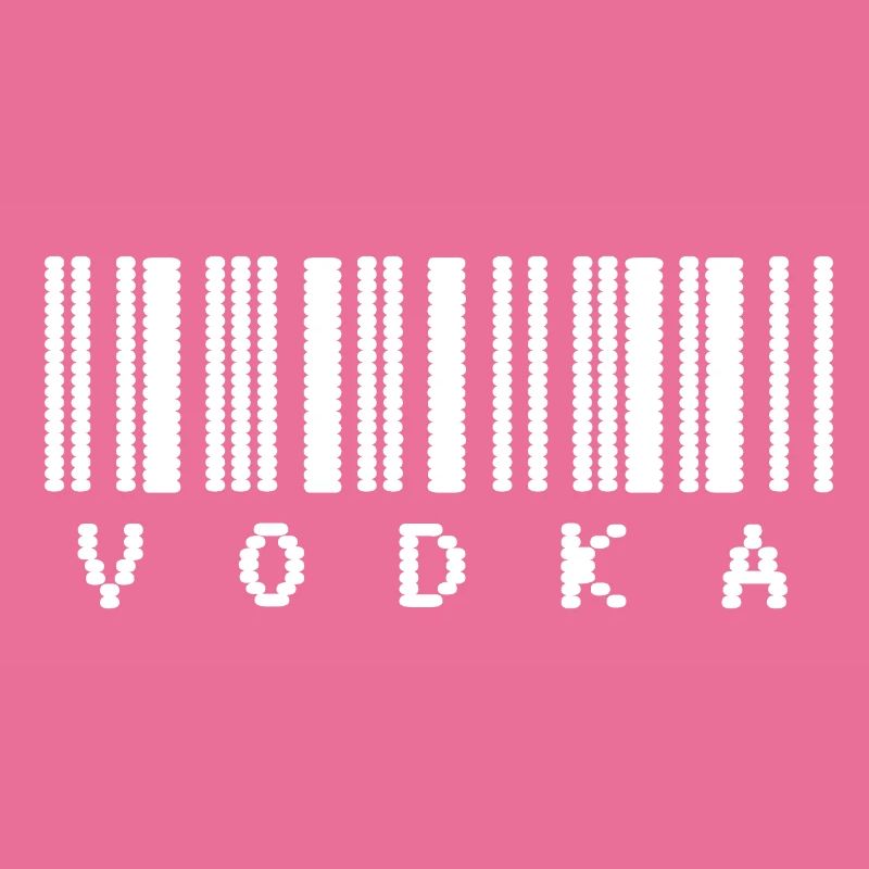 Vodka Barcode Typografie