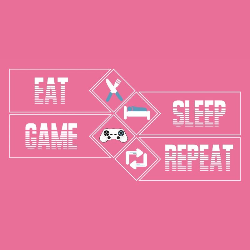 PC Gaming - Eat Sleep Game Repeat