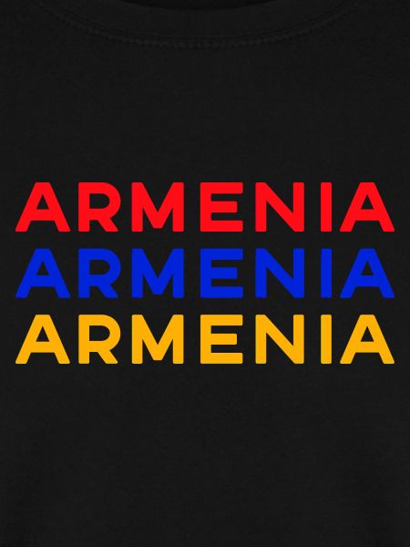 Armenia Dreifarbig Schrift-Design