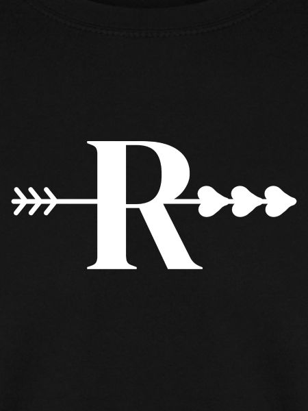 Buchstabe R Pfeilherz