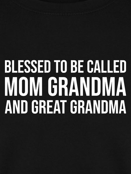 Gesegnet als Oma und Großmama