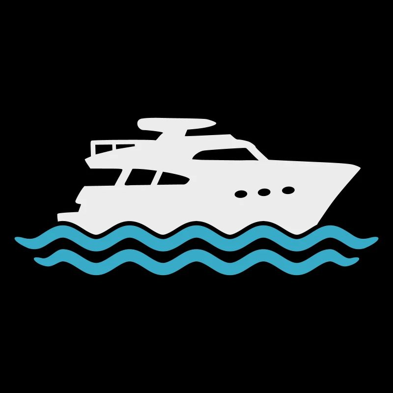 Yacht Silhouette Motorboat