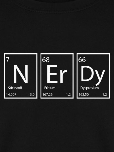 Nerdy Nerd Sprüche Elemente