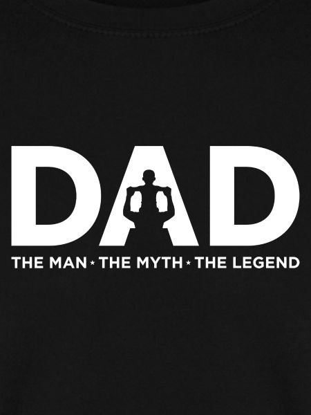 Dad Icon: Bold Silhouette Emblem