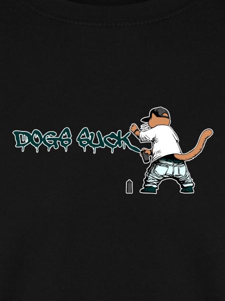 Cat Graffiti Dogs Suck