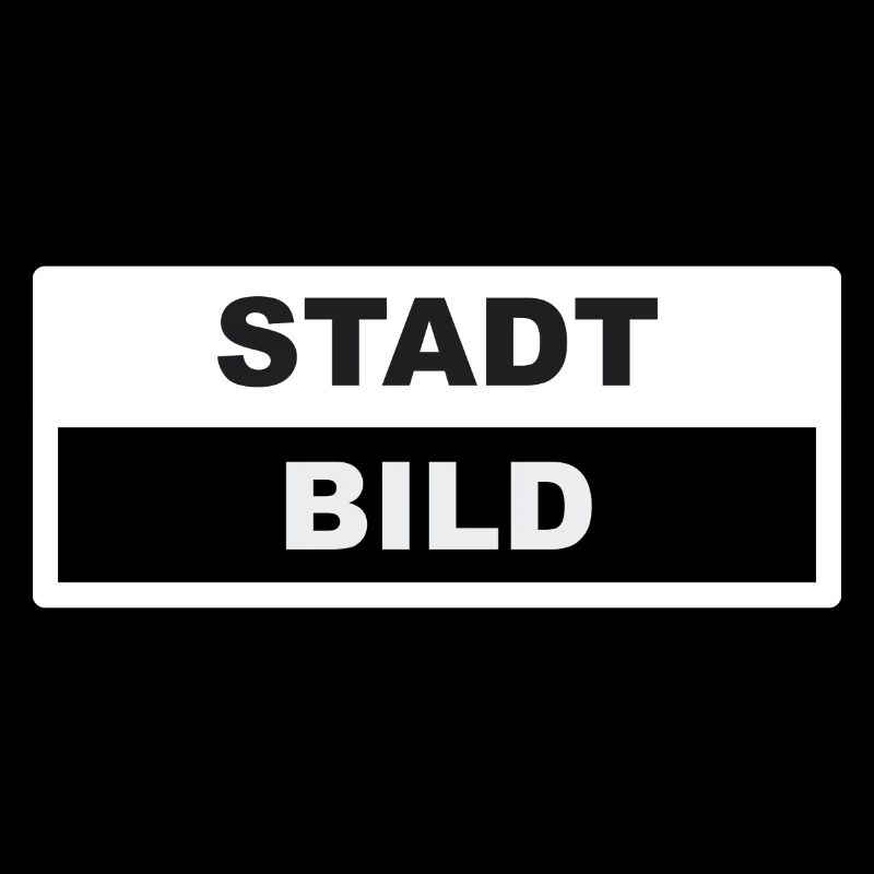 Stadtbild Typografie deutsch