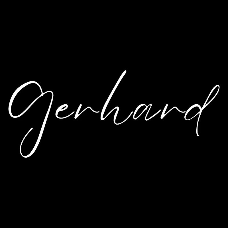 Gerhard Name T-Shirt Gift for Men