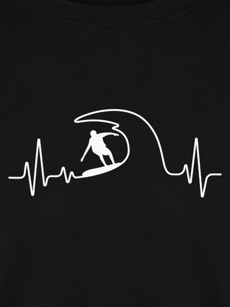 Surfing Wave Heartbeat Design
