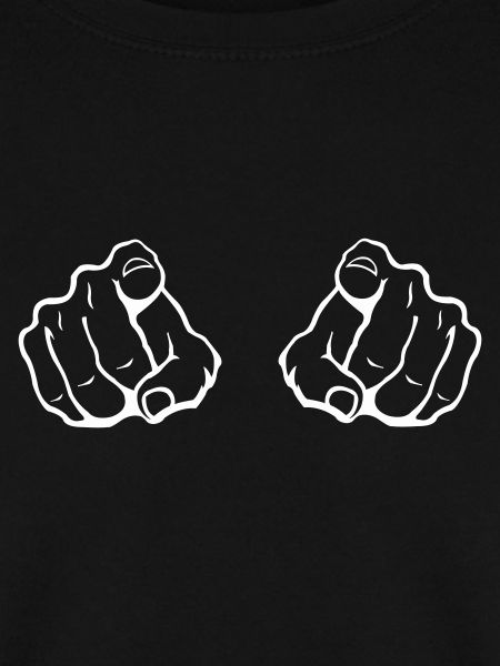 Two index fingers eye-catcher