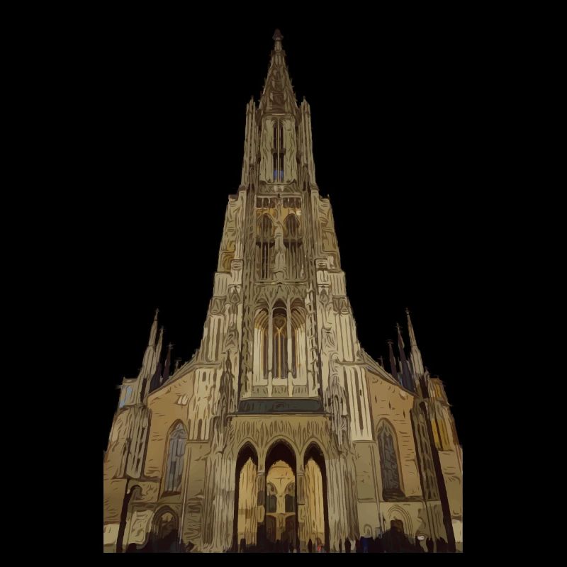 Painted Ulm Minster