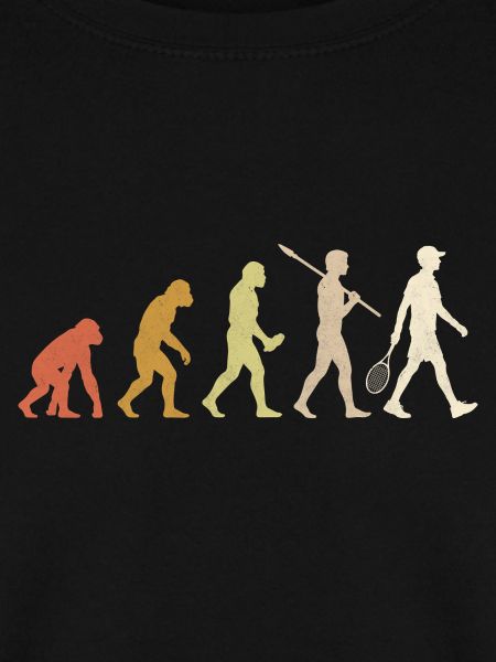 Tennis Evolution Lustiges Tennisspieler-Geschenk