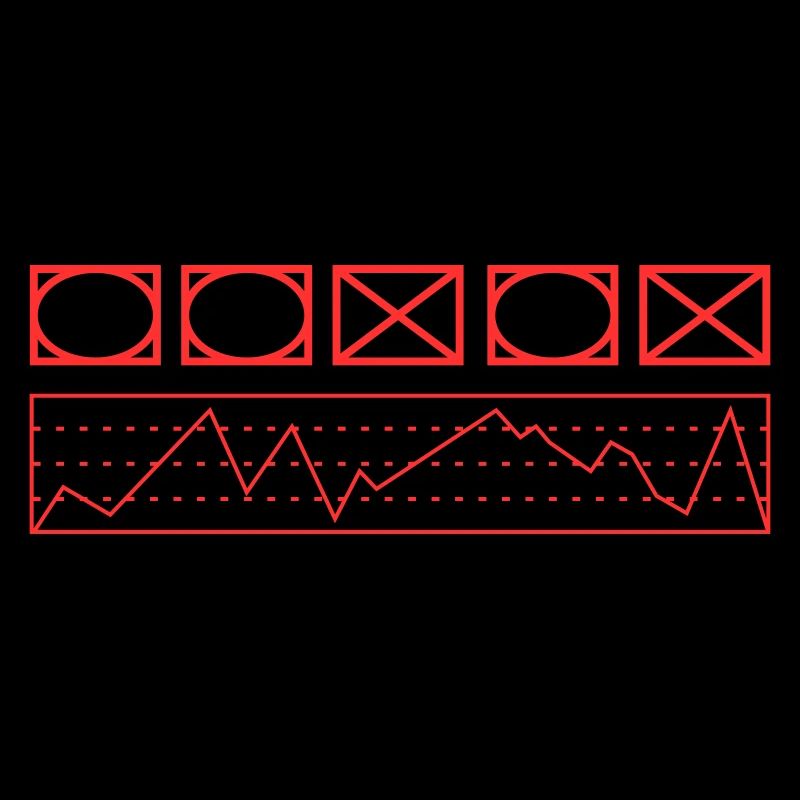 Abstraktes Liniengitter