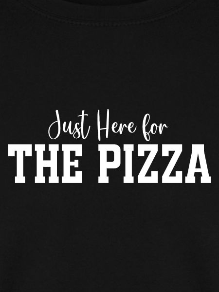 Nur hier für die Pizza
