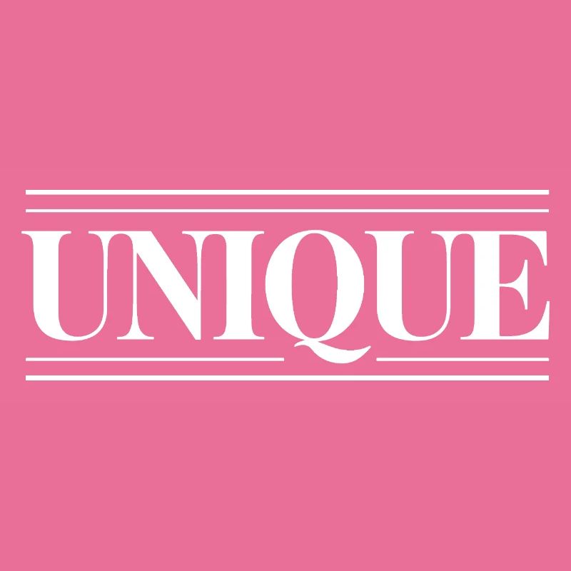 Unique Einzigartig Unikat Selbstwert Einzig Artig