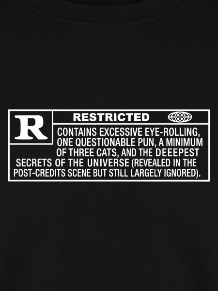 Restricted Warning Retro Humor