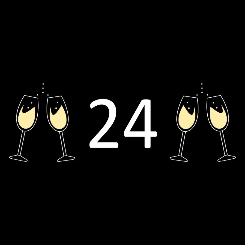 24e anniversaire 24 ans anniversaire 24 ans numéro 24