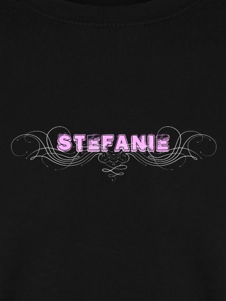 STEFANIE Schriftzug mit Zierlinien