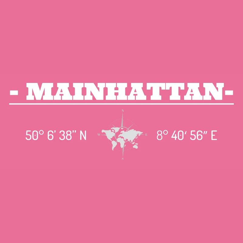 Coordinates Frankfurt am Main Mainhattan