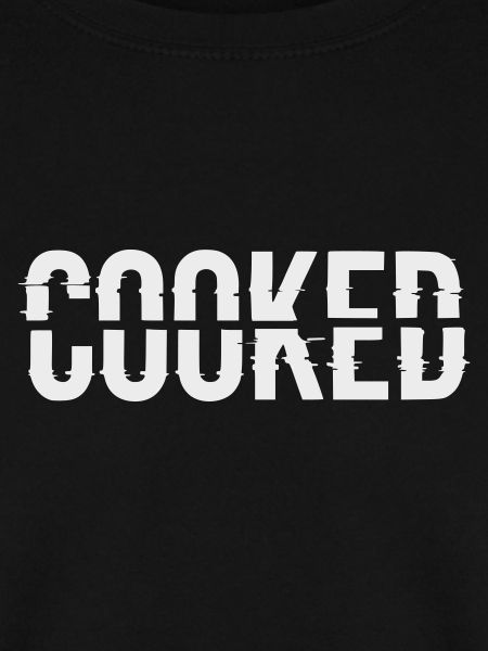 Glitch Schriftzug Cooked