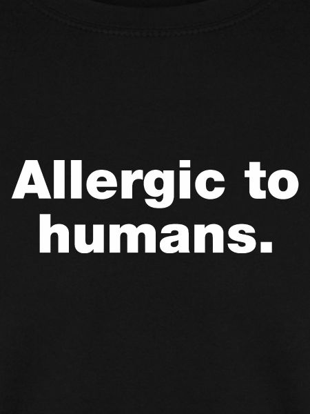 Allergisch gegen Menschen