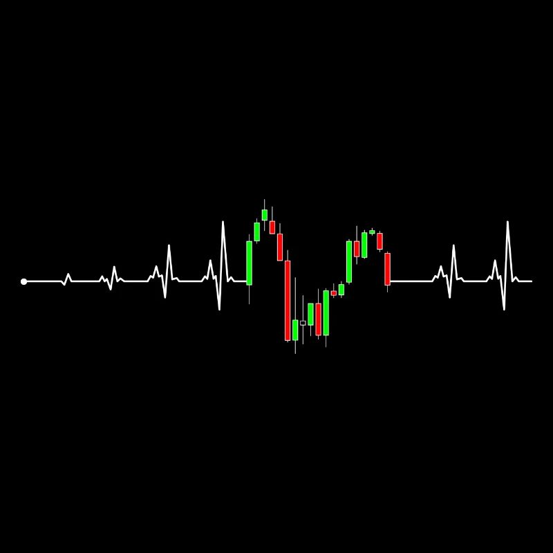 Heartbeat Chart Neon
