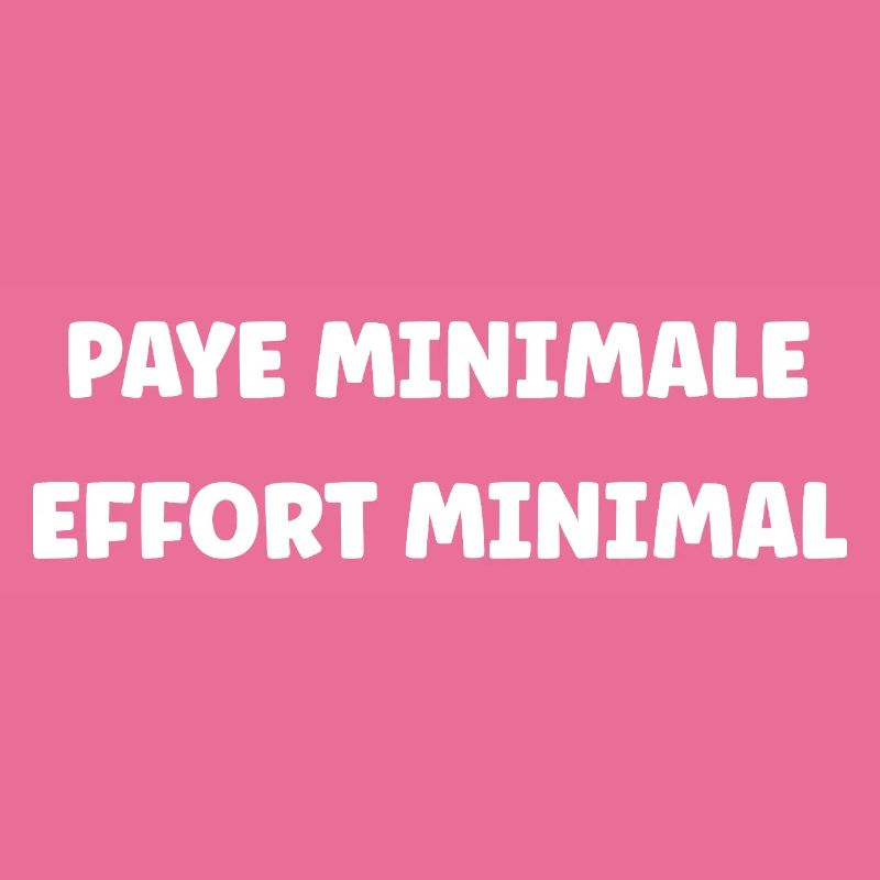 Minimum Pay, Minimum Effort