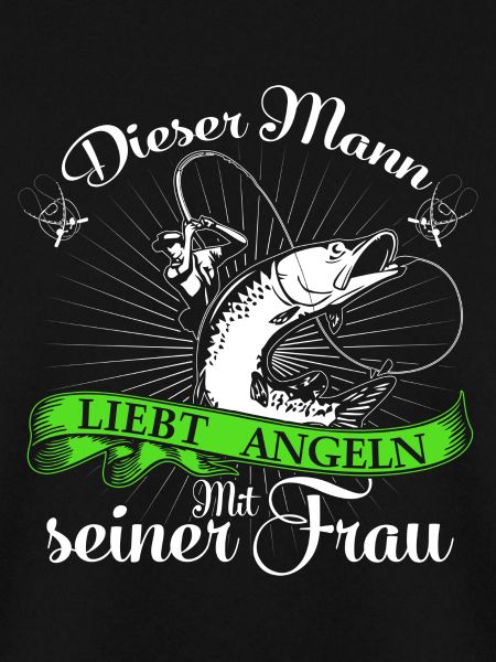 Angeln und Frau