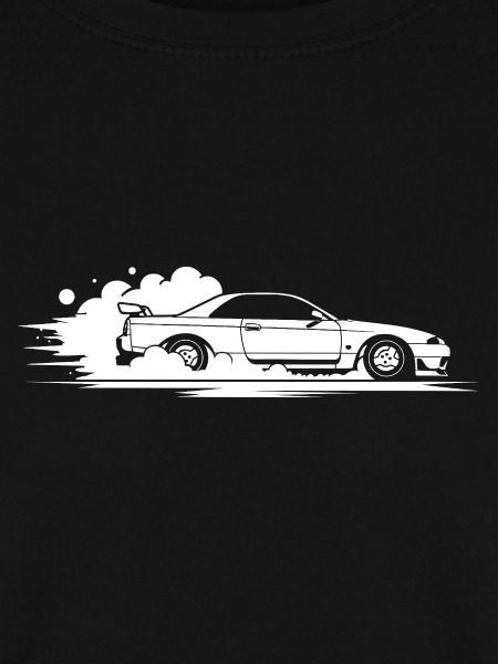 Sportwagen in Driftbewegung